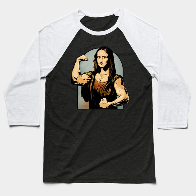 Mona Flex Baseball T-Shirt by Planet of Tees